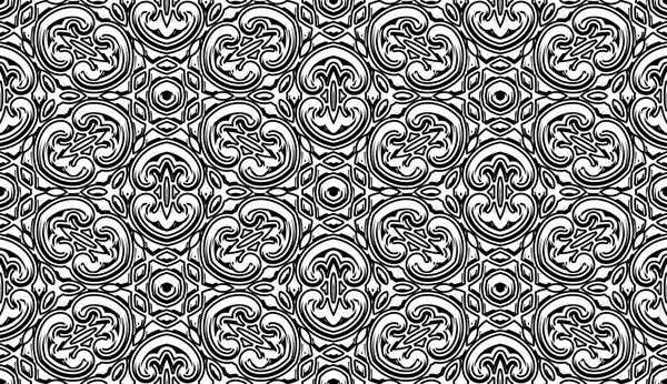 Vintage black and white pattern — Stock Vector