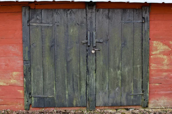 Old pair doors — Stock Photo, Image