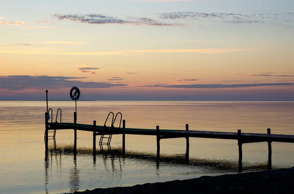 Badesteg — Stockfoto