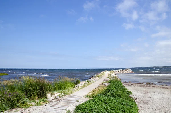 Molo w kąpieli — Zdjęcie stockowe