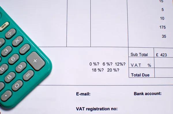 請求の付加価値税 — ストック写真