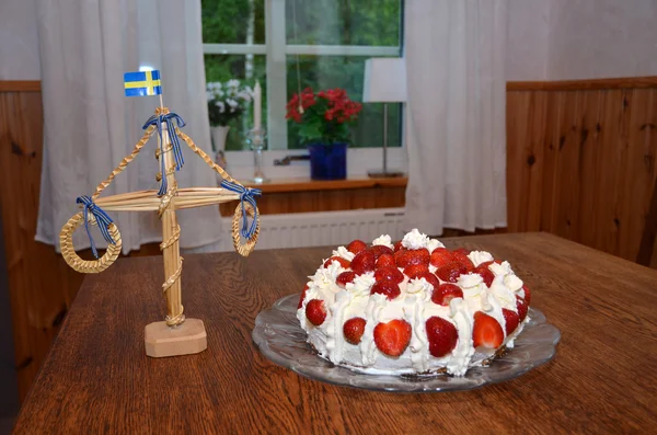 Midsummer cake — Stock Photo, Image