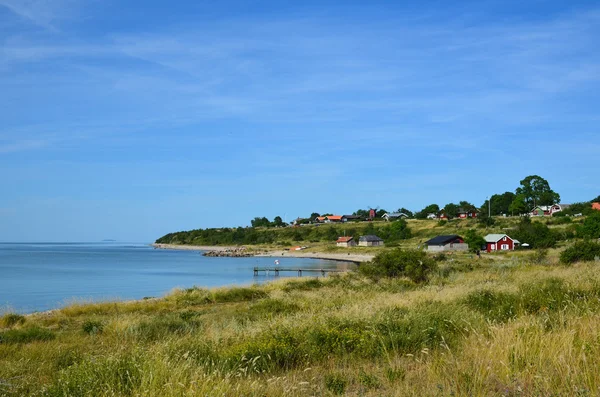 Vue sur une baie en été — Photo