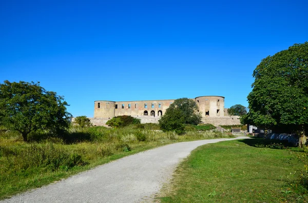 Strada per il castello di Borgholm, Svezia — Foto Stock