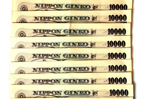 Notas de yen japonés —  Fotos de Stock