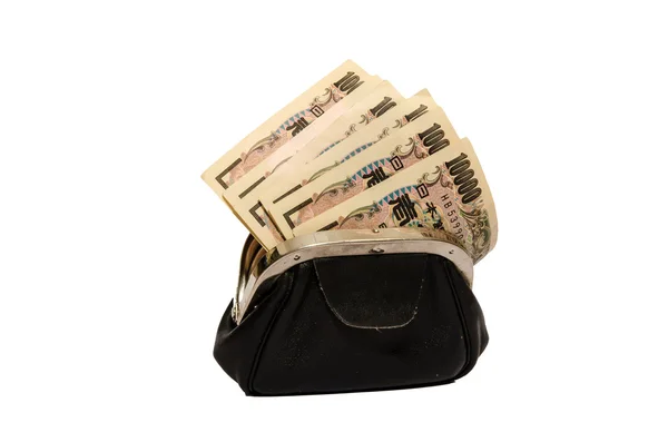 Purse with banknotes — Stock Photo, Image