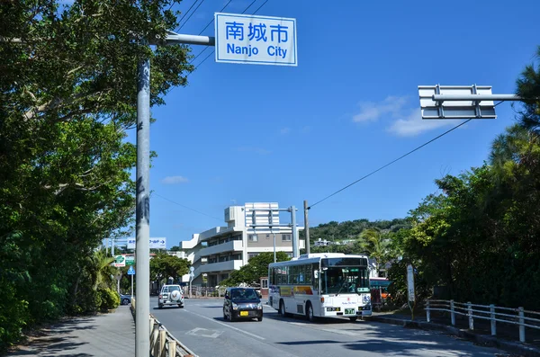 Okinawai utcára néző — Stock Fotó