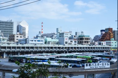 Naha otobüs terminali, okinawa