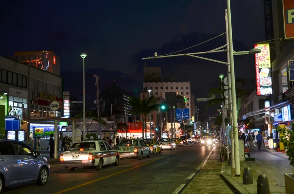 Straßenansicht von naha, okinawa — Stockfoto