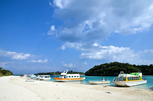Boats at beach — Stock Photo, Image
