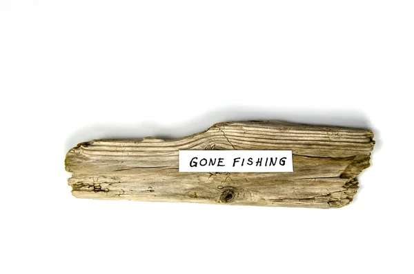 Gitmiş balık işareti — Stok fotoğraf