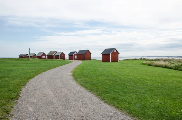 Fishermens traditional cabins — Stock Photo, Image