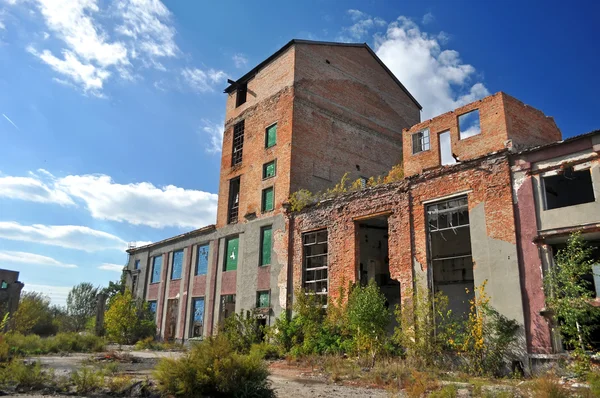 Rovine della vecchia fabbrica Fotografia Stock