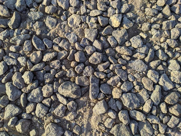 地面に砂利の質感 — ストック写真