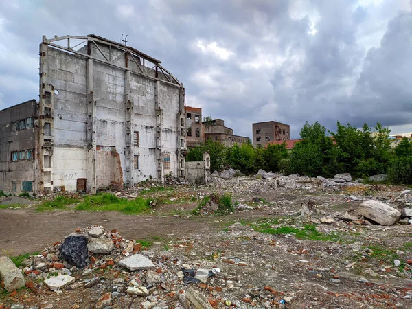 Ukrayna Daki Eski Fabrika Kalıntıları — Stok fotoğraf