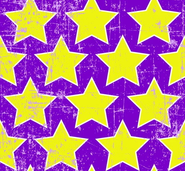 无缝的 grunge 星星 — 图库矢量图片