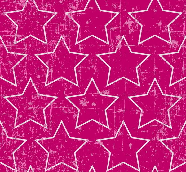 Grunge-Stars nahtlos — Stockvektor