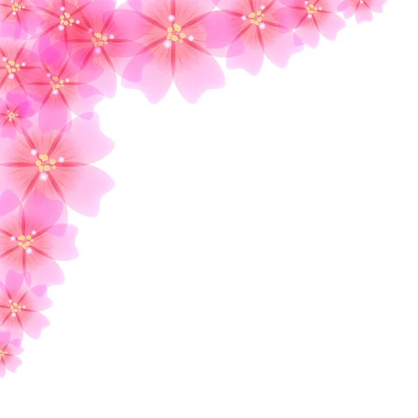 Padrão rosa floral — Vetor de Stock