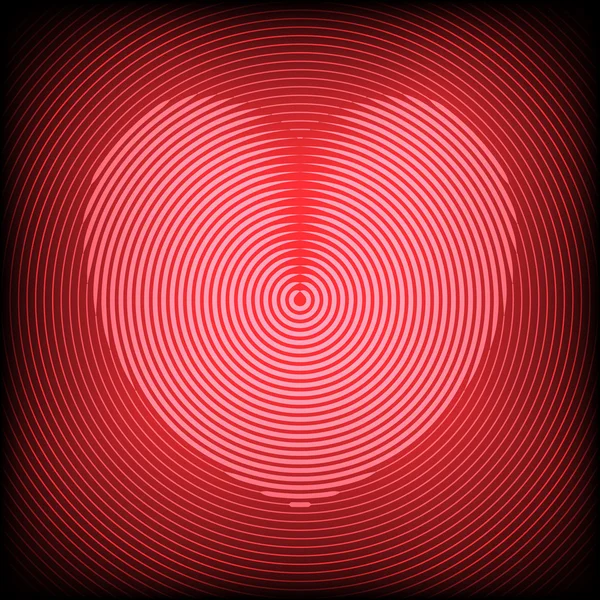 红色条纹的心 — 图库矢量图片