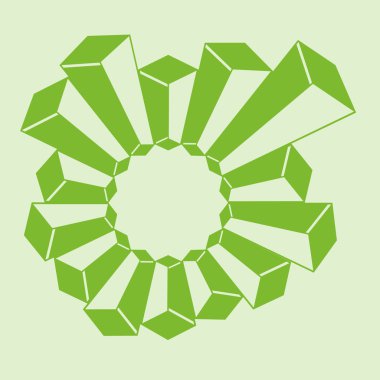 soyut dikdörtgen desen