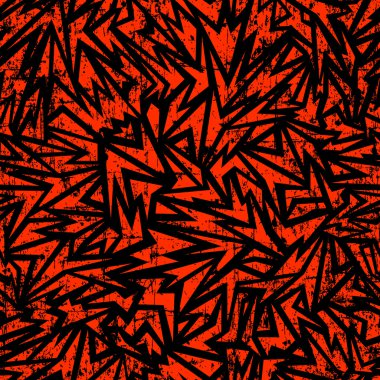 soyut keskin şekilleri