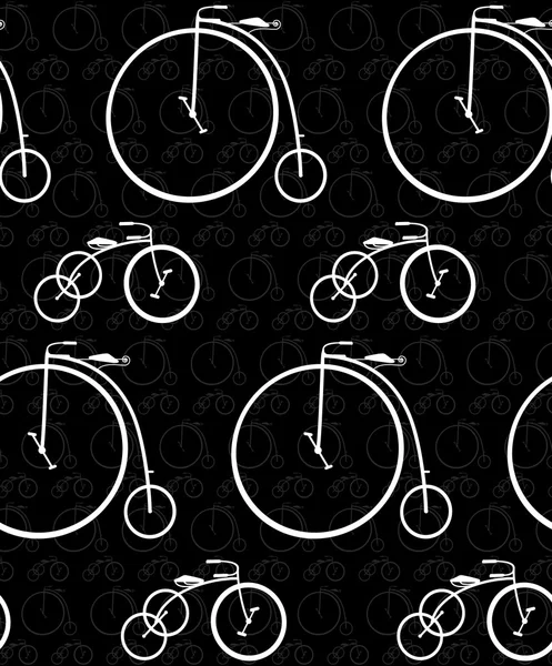 Bicicletas sin costura — Archivo Imágenes Vectoriales