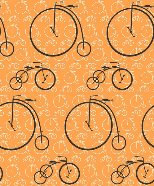 Bicicletas sin costura — Archivo Imágenes Vectoriales