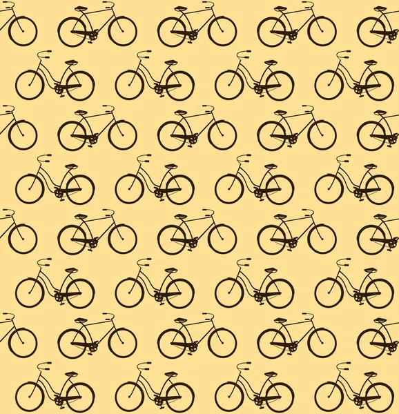Bicycles seamless — Stock Vector