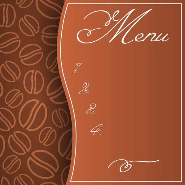 Cafe menu — Stock Vector