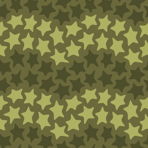 Sterne nahtlose Camouflage — Stockvektor