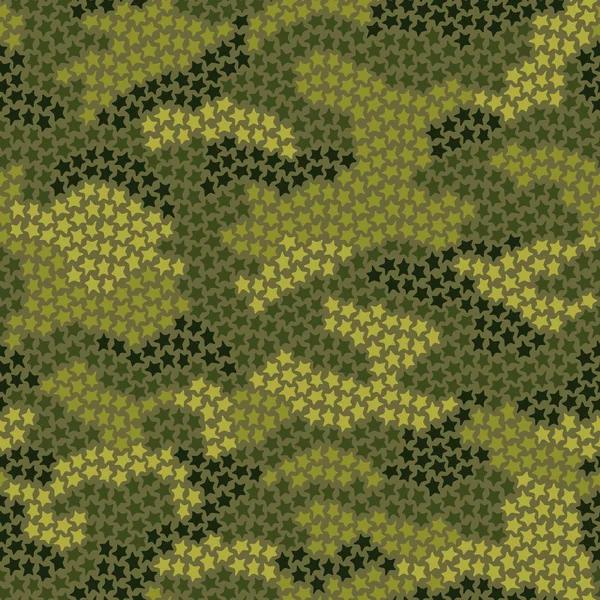 Camouflage étoiles — Image vectorielle