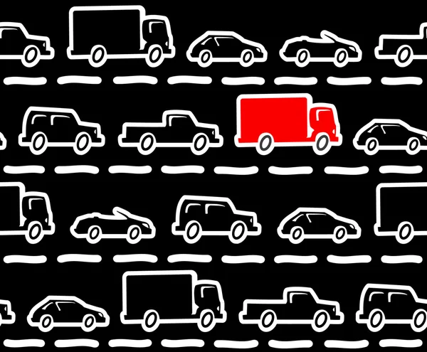 Auto modello senza soluzione di continuità — Vettoriale Stock