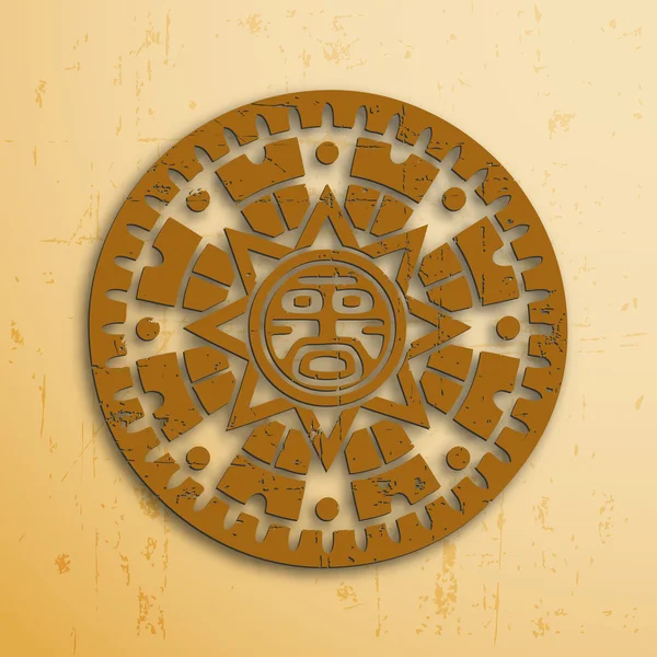 Maya güneş — Stok Vektör