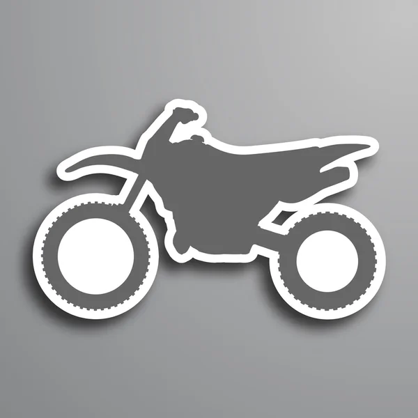 Papier motorfiets — Stockvector