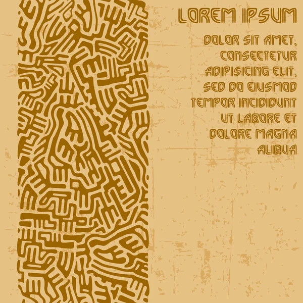 soyut labirent kenarlık