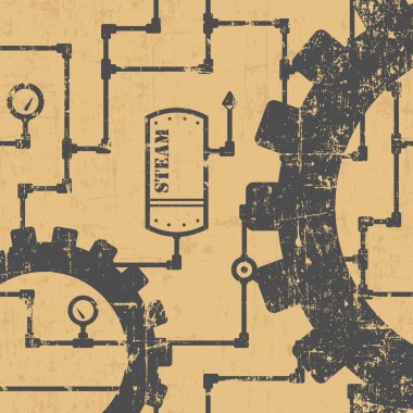 steampunk deseni