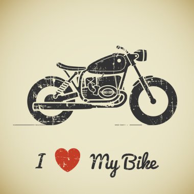 Retro motosiklet