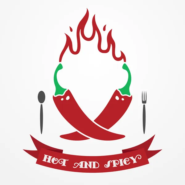 Pepper logo — Stock Vector