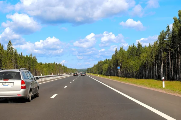 Snelweg. Stockfoto