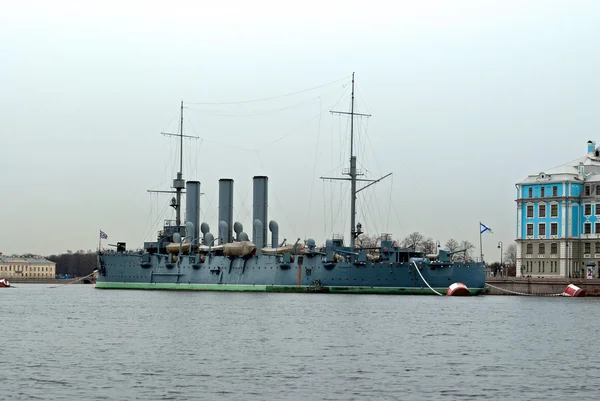 The legendary cruiser "Aurora". — Stock Photo, Image