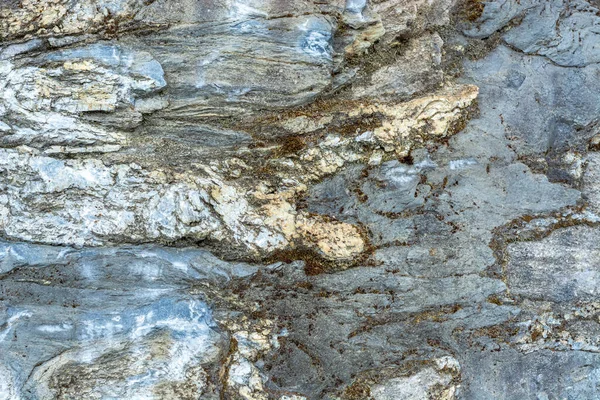 Superficie Una Piedra Mármol Que Encuentra Carretera Ruskeala Mountain Park — Foto de Stock
