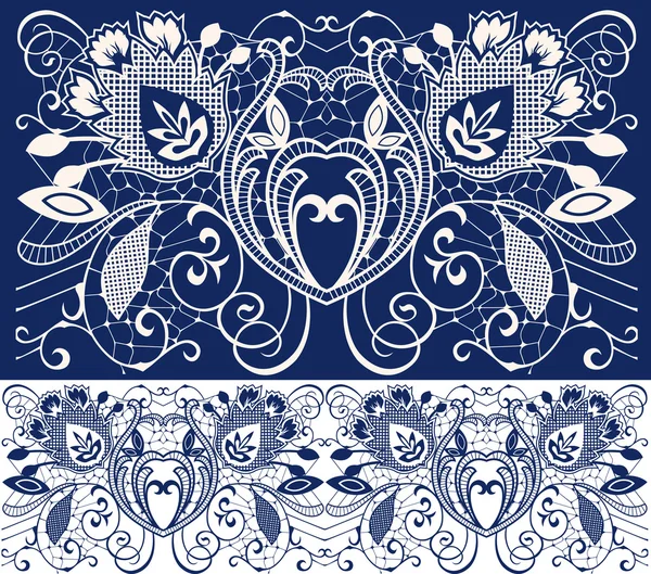 siyah ve beyaz sorunsuz dantel