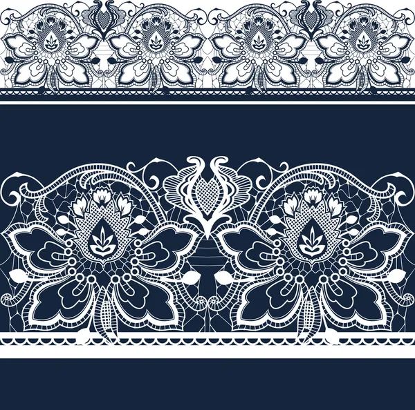 siyah ve beyaz sorunsuz dantel