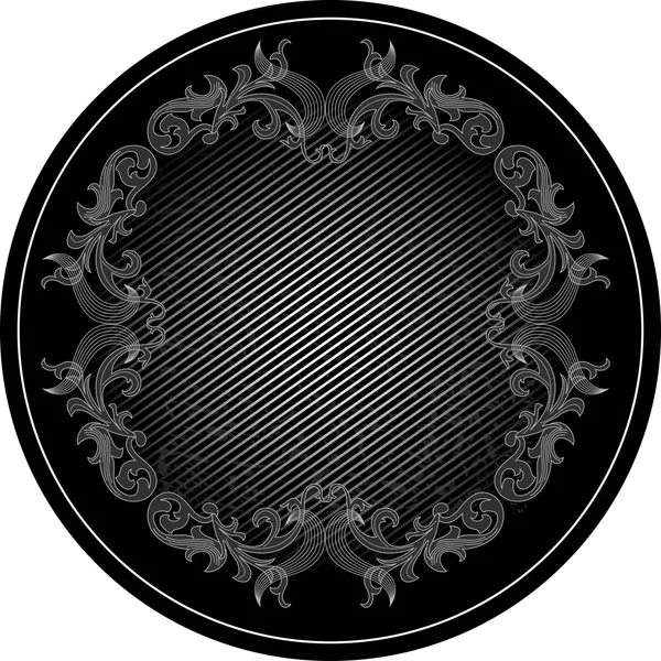 Black decoration frame — Stock Vector