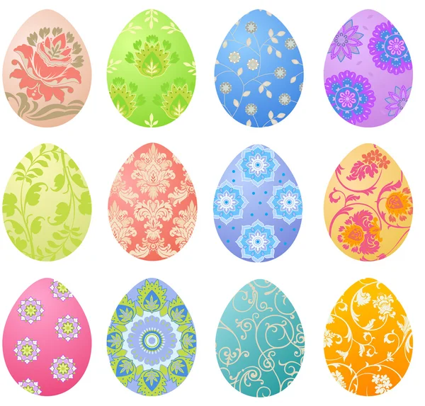 Set of Easter eggs. — Stock Vector