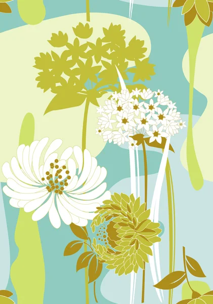 Composición floral . — Vector de stock