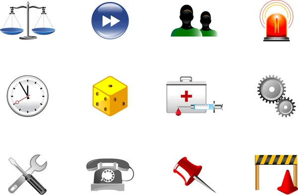 Set di icone internet . — Vettoriale Stock