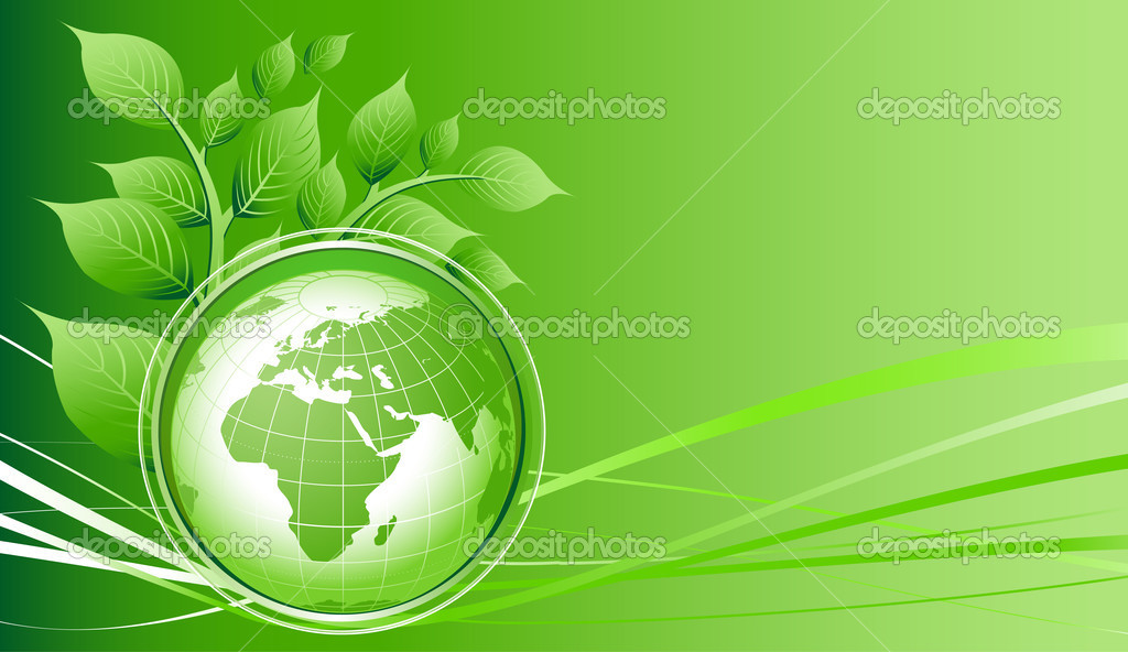 Green Earth background. Stock Vector by ©mikosha 39903287