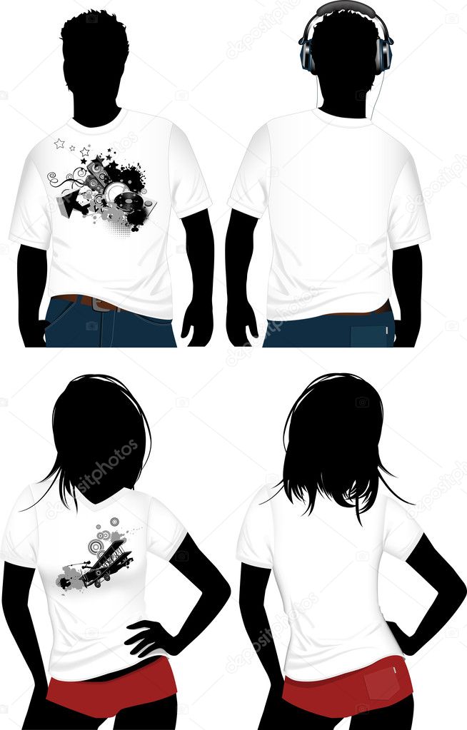 T-shirt design templates