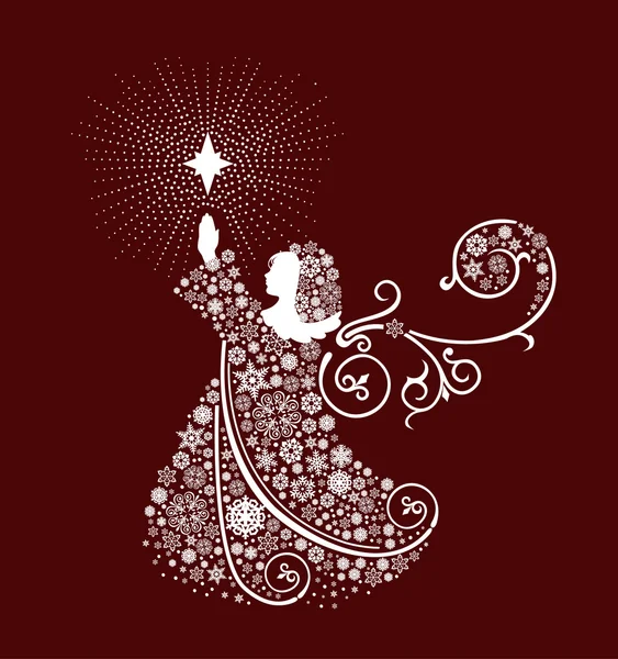 Ange de Noël — Image vectorielle